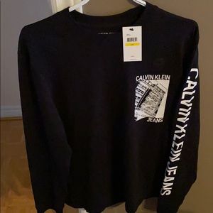 Calvin Klein Jeans Men’s Medium Long Sleeve Tee